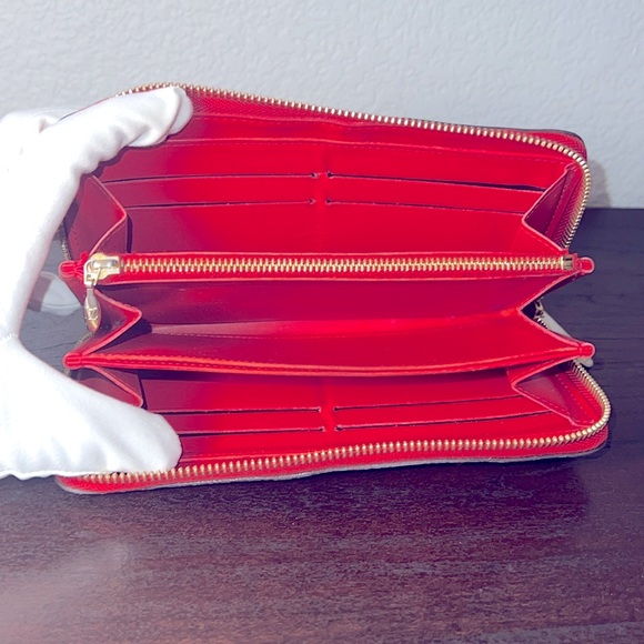 LV LIMITED EDITION LOUIS VUITTON SWEET MONOGRAM VERNIS ZIPPY WALLET- AS IS - Picture 9 of 15